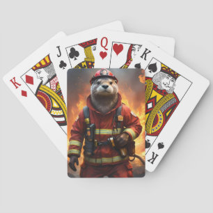 Otter The Fire Fighter, Playing Cards