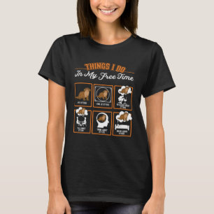 Otter Things I do in my free time Sea Otter T-Shirt