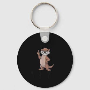 Otter Twinkle Little Snitch Mind Your Business Nos Key Ring