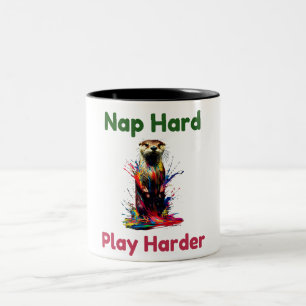Otter Two-Tone Coffee Mug