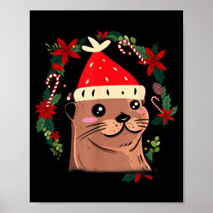 Otter Ugly Christmas Christmas Winter  Poster