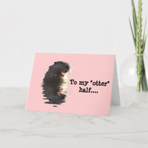 OTTER Valentine's Day Card