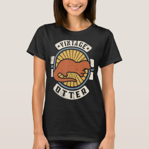 Otter Vintage Classic Retro 60s 70s Animal T-Shirt