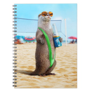 Otter Wearing Mankini Notebook