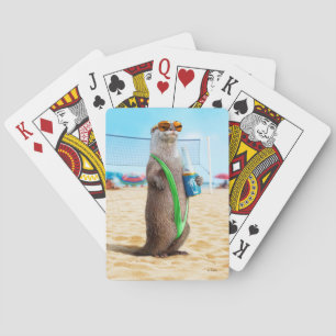 Otter Wearing Mankini Playing Cards