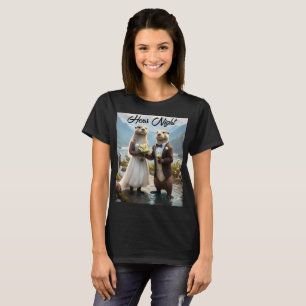 Otter Wedding Day, Ladies Hens Night Tshirt