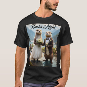 Otter Wedding Day, Mens Bucks Night Tshirt
