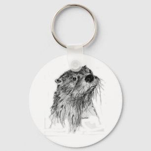 Otter Whiskers Key Ring