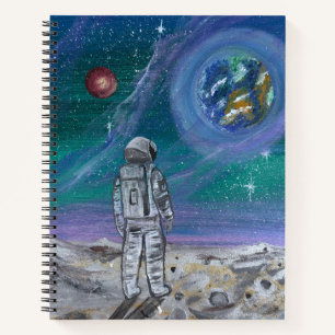 Otterbox Case-Handmade artwork- Earth view Notebook
