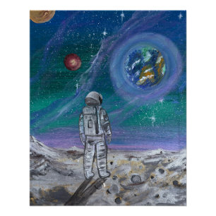 Otterbox Case-Handmade artwork- Earth view Poster