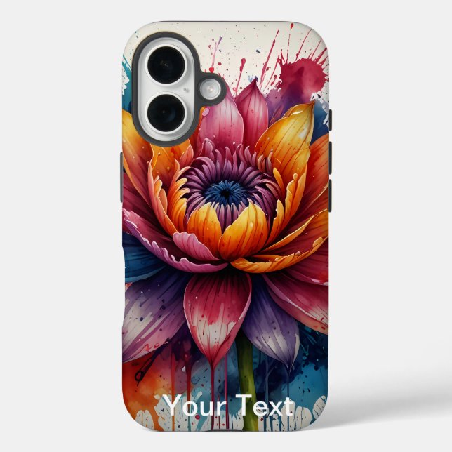 OtterBox Flower Watercolour  Case-Mate iPhone Case (Back)