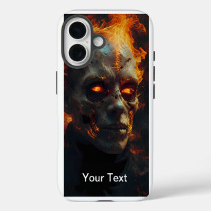 Otterbox Inferno Zombie Skull Infernal Flame iPhone 16 Case