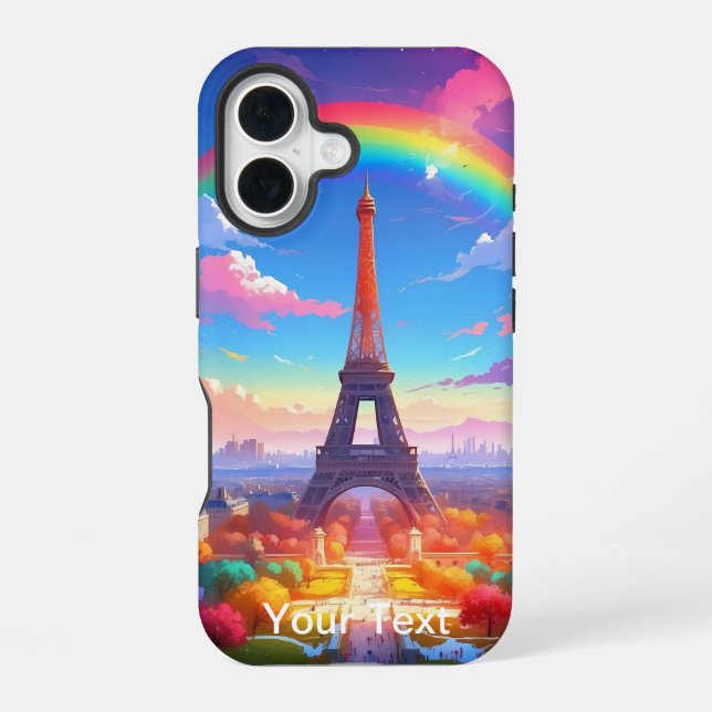 Otterbox Paris Eiffel Tower iPhone 16 Case (Back)