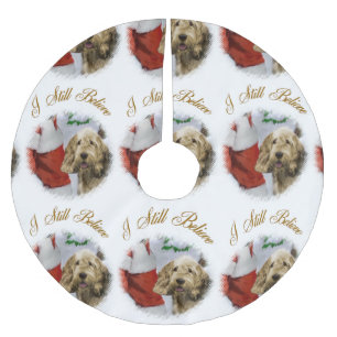 Otterhound Christmas Brushed Polyester Tree Skirt