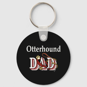 otterhound dad Keychain
