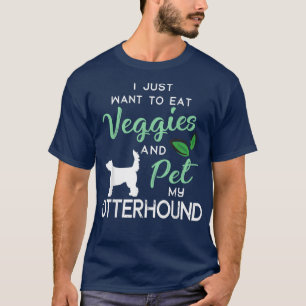 Otterhound Funny Vegan Dog Lover Owner Xmas Birthd T-Shirt