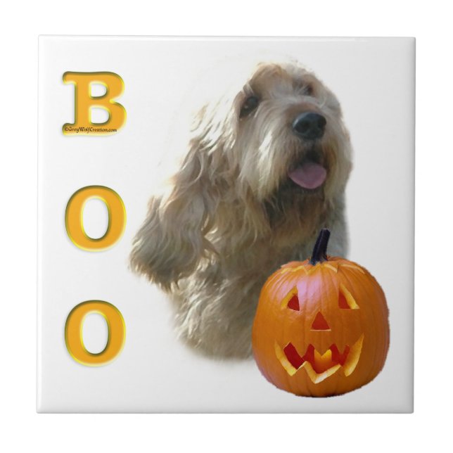 Otterhound Halloween BOO Tile (Front)