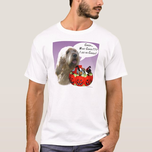 Otterhound Halloween Candy T-Shirt (Front)