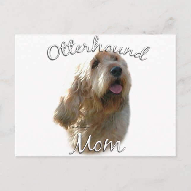 Otterhound Mum 2 Postcard (Front)