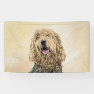 Otterhound Painting - Cute Original Dog Art Banner