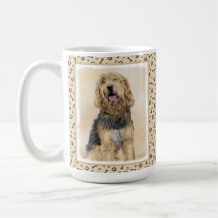 Otterhound Painting - Cute Original Dog Art Coffee Mug