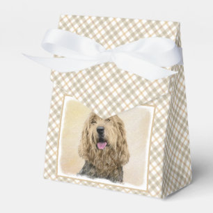 Otterhound Painting - Cute Original Dog Art Favour Box