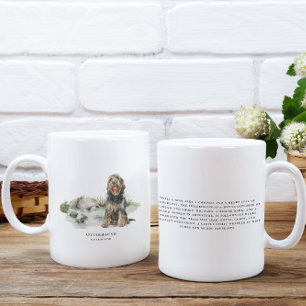 Otterhound   Watercolor Dog & Breed Quote Coffee Mug