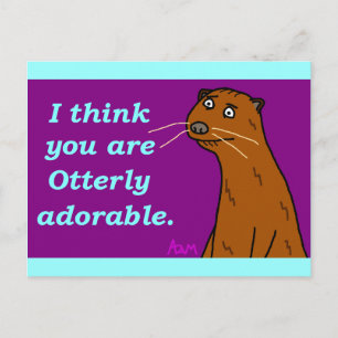 Otterly Adorable Postcard