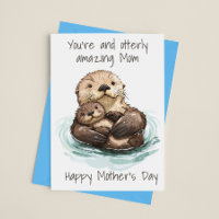 Otterly Amazing Mum Mother's day Otter
