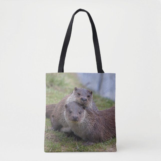 Otterly in Love All Over Print Bag (Front)