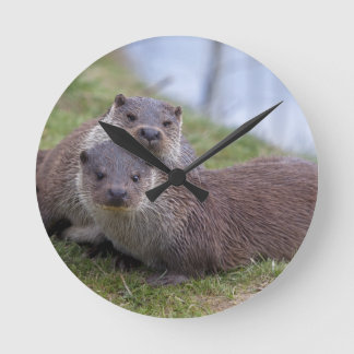 Otterly in Love Clock