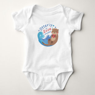 Otterly in Love with You Baby Bodysuit