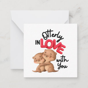 Otterly in Love with You! - Cute Valentine's Day  Card