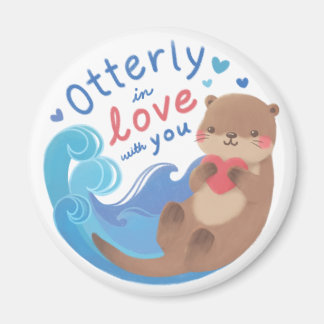 Otterly in Love with You Magnet