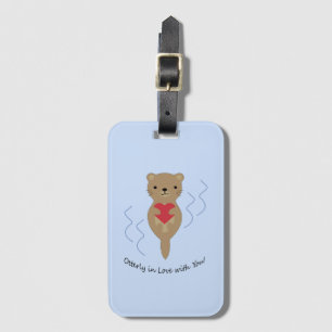 Otterly in Love with You Otter Luggage Tag