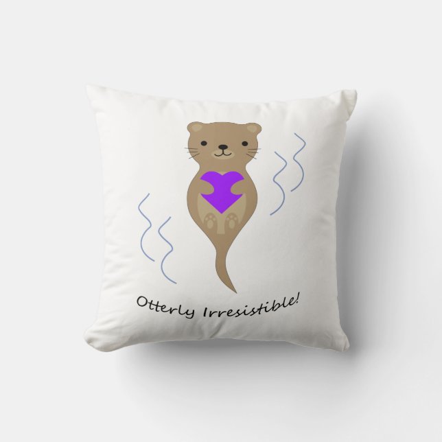 otterly irresistible cushion (Front)