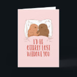 Otterly Lost Cute Otter Pun Funny Valentine's Day Holiday Card<br><div class="desc">Funny Valentine's Day card for your loved ones. Perfect for those who love humour, jokes and puns. A great Valentine's Day greeting card for husband, wife, boyfriend, girlfriend or best friend. Celebrate love with laughter and humour. Personalise the message to fit your occasion. You can also change the background colour...</div>