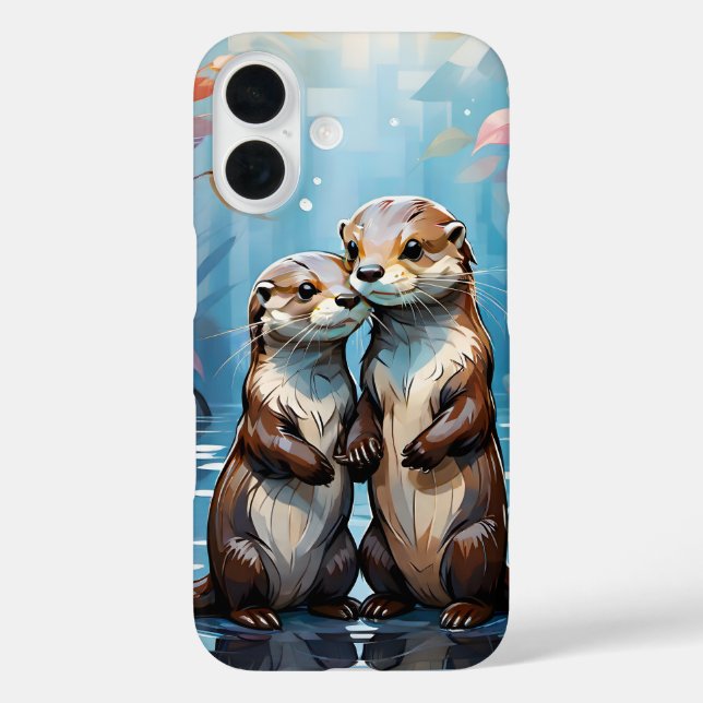 Otters Case-Mate iPhone Case (Back)