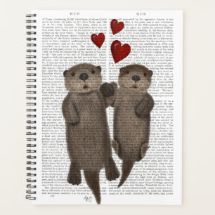 Otters Holding Hands Planner