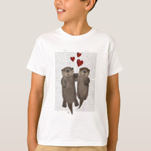 Otters Holding Hands T-Shirt