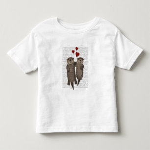 Otters Holding Hands Toddler T-Shirt