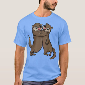 Otters Hugging T-Shirt