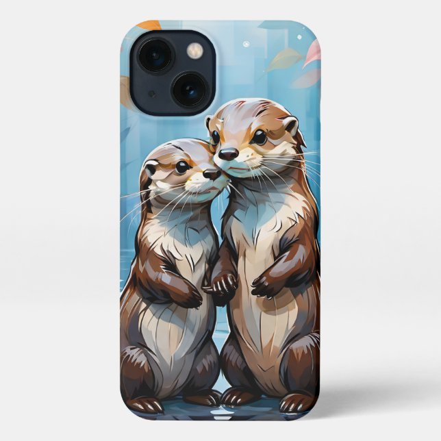 Otters iPhone Case (Back)