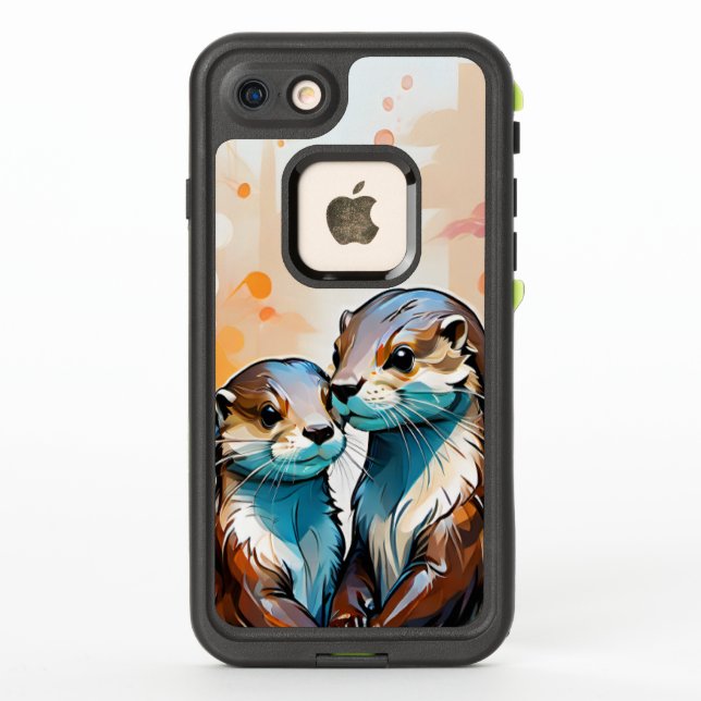 Otters LifeProof iPhone Case (Back)