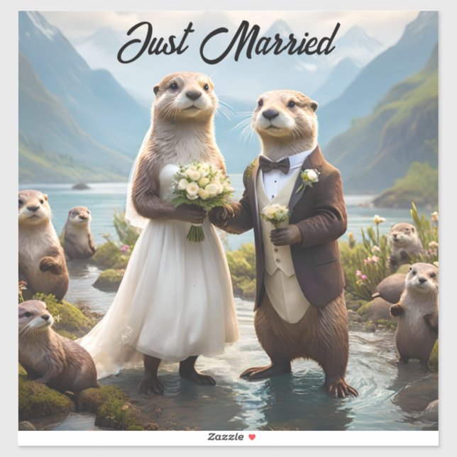 Otters On Their Wedding Day, Wedding (Sheet)
