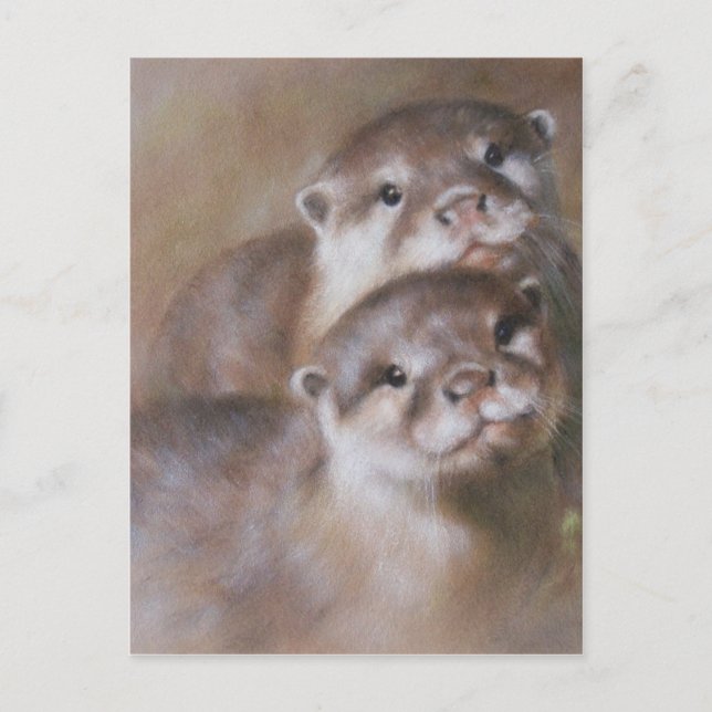 Otters Postcard (Front)