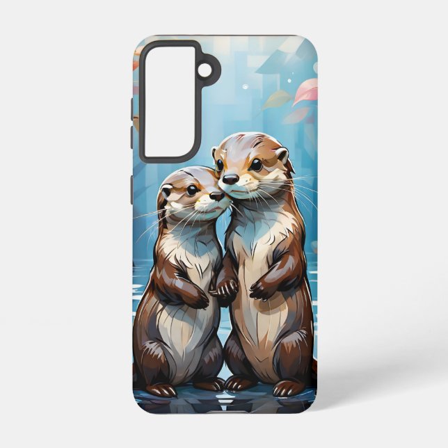 Otters Samsung Galaxy S21 Case (Back)