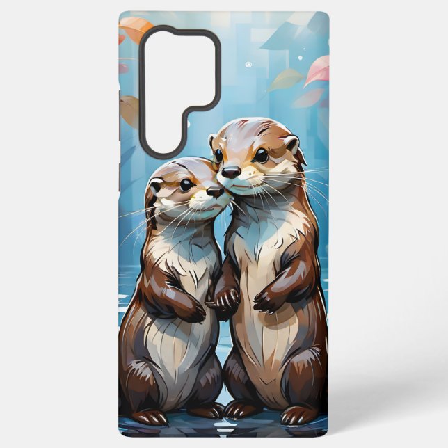 Otters Samsung Galaxy S22 Ultra Case (Back)