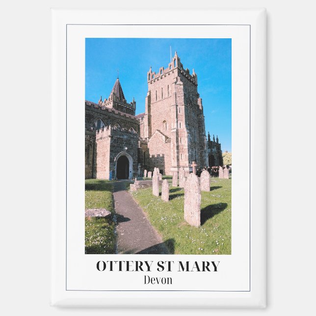 Ottery St Mary, Devon, England Magnet (Front)