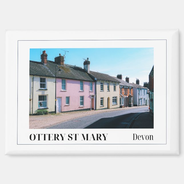 Ottery St Mary, Devon Magnet (Front)